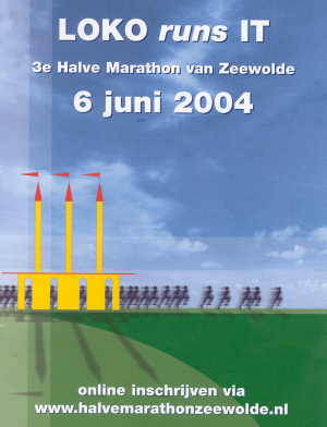 Logo Halve marathon 2004